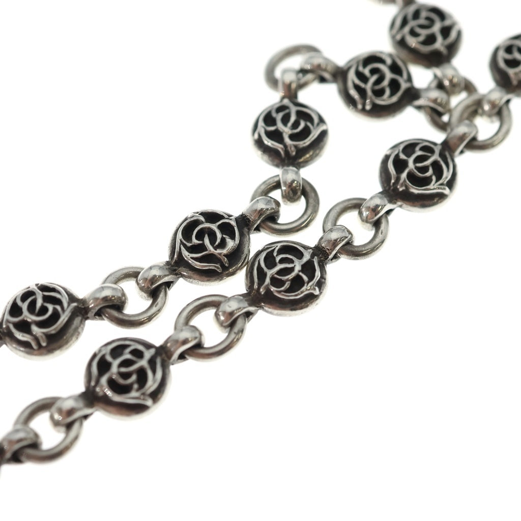 CHROME HEARTS(クロムハーツ) #1フローラルボールチェーン フレア ネックレス シルバー
