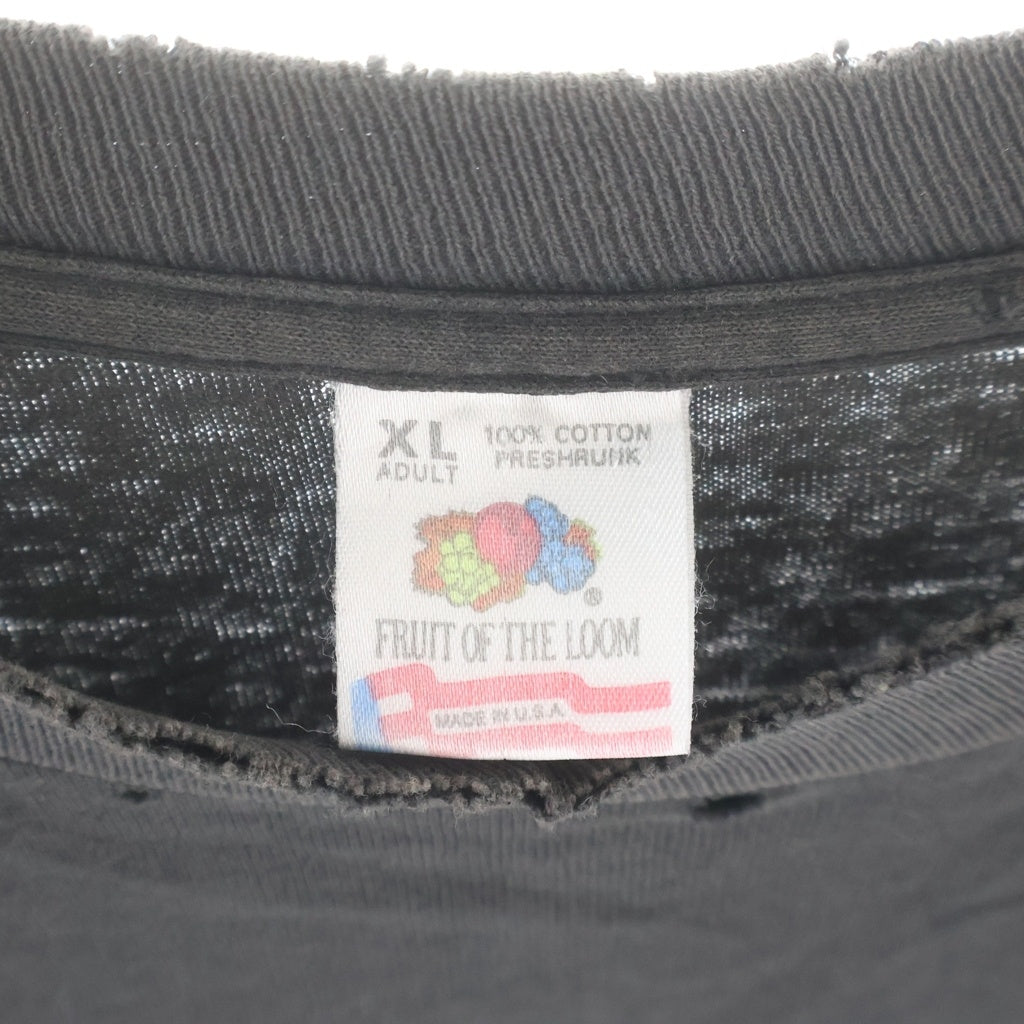 VINTAGE(ヴィンテージ) 90S MARLBORO SNAKE PASS POCKET TEE USA製 マルボロ スネークパス ポケット クルーネック半袖Tシャツカットソー ブラック