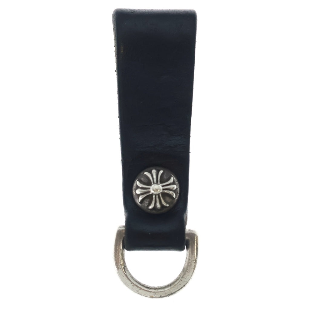 CHROME HEARTS クロムハーツ BELT LOOP D RING Dリング クロスボールベルトループ ブラック/シルバー BCA415 CHROME HEARTS(クロムハーツ) BELT LOOP D RING Dリング クロスボール