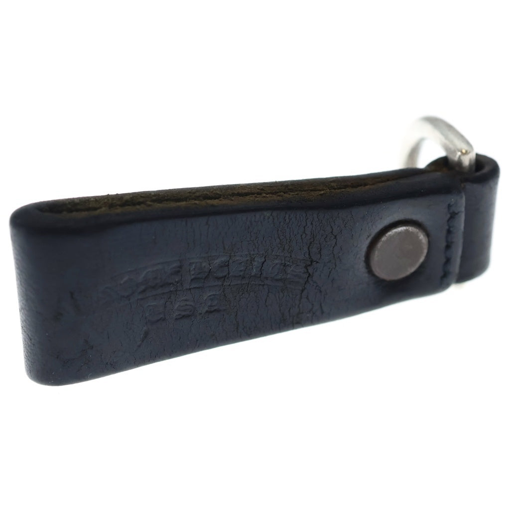 CHROME HEARTS(クロムハーツ) BELT LOOP D RING Dリング クロスボールベルトループ ブラック/シルバー BCA415