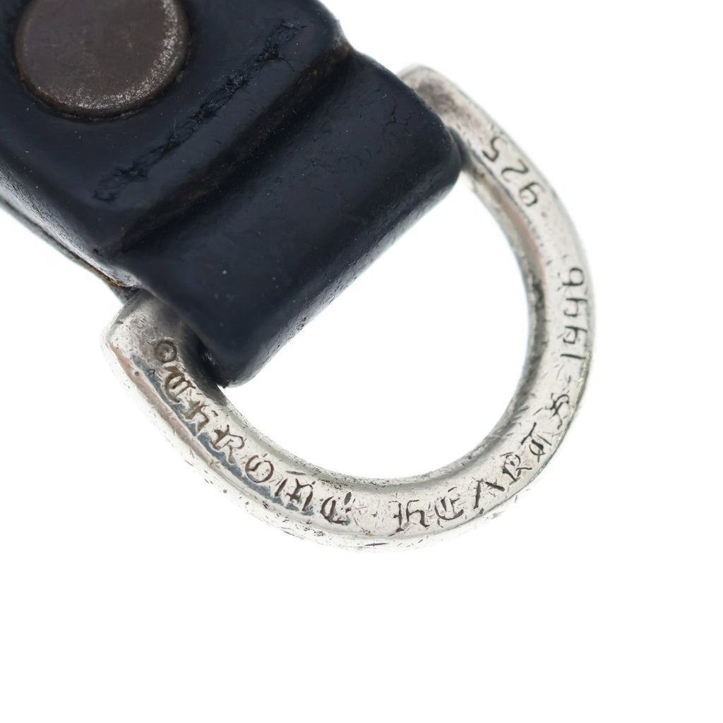 CHROME HEARTS クロムハーツ BELT LOOP D RING Dリング クロスボールベルトループ ブラック/シルバー BCA415 CHROME HEARTS(クロムハーツ) BELT LOOP D RING Dリング クロスボール