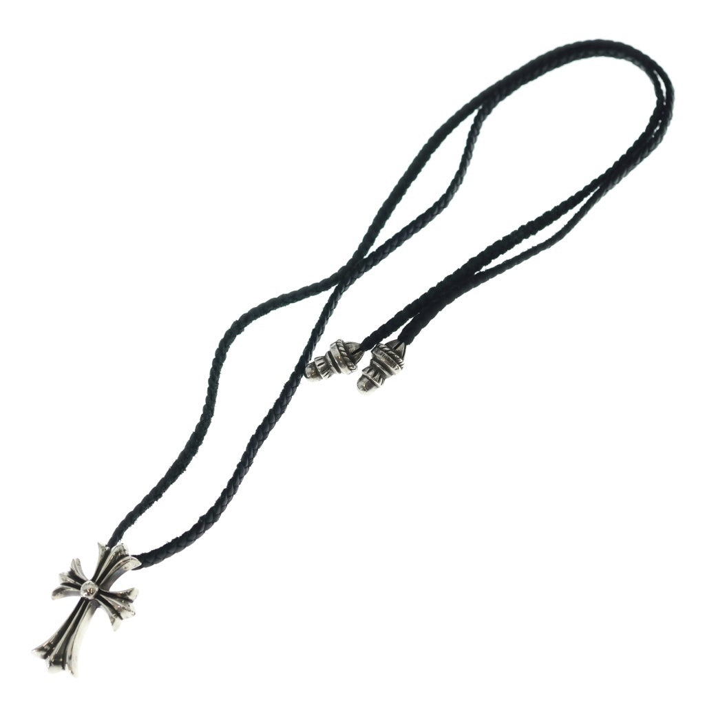 CHROME HEARTS(クロムハーツ) CH CRS SMLスモールCHクロス BC ボロチップブレイド ネックレス シルバー BCA220