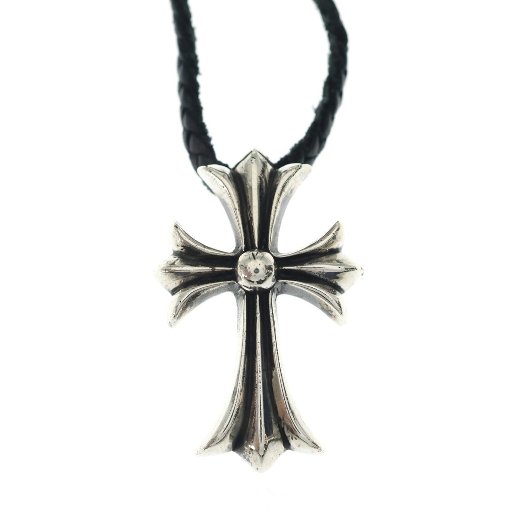 CHROME HEARTS(クロムハーツ) CH CRS SMLスモールCHクロス BC ボロチップブレイド ネックレス シルバー BCA220