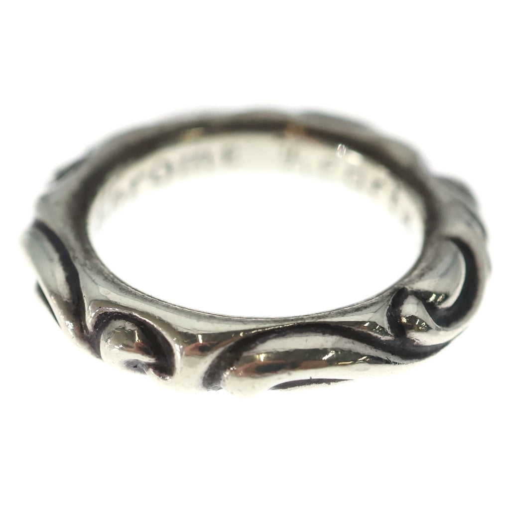 CHROME HEARTS(クロムハーツ) SCRL BAND スクロールバンド リング シルバー BCA351