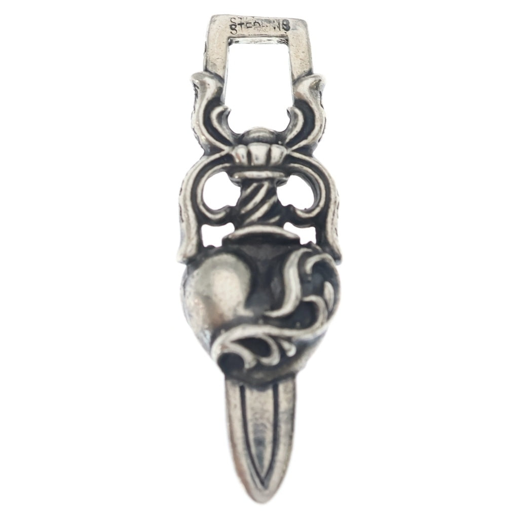 CHROME HEARTS(クロムハーツ) DAGGER HEART ダガーハート ペンダントトップ シルバー BCA243