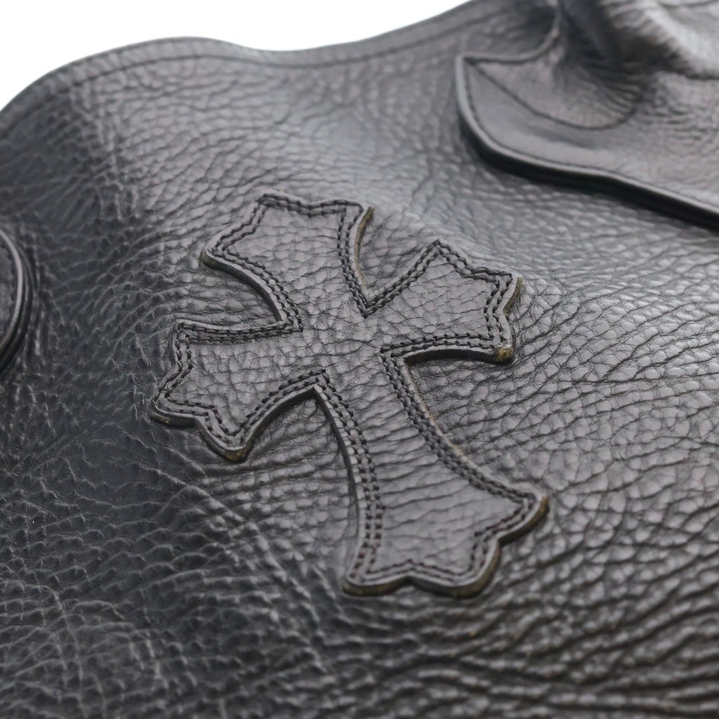 CHROME HEARTS(クロムハーツ) FS TOTE FSトート クロスパッチ付きレザートートバッグ