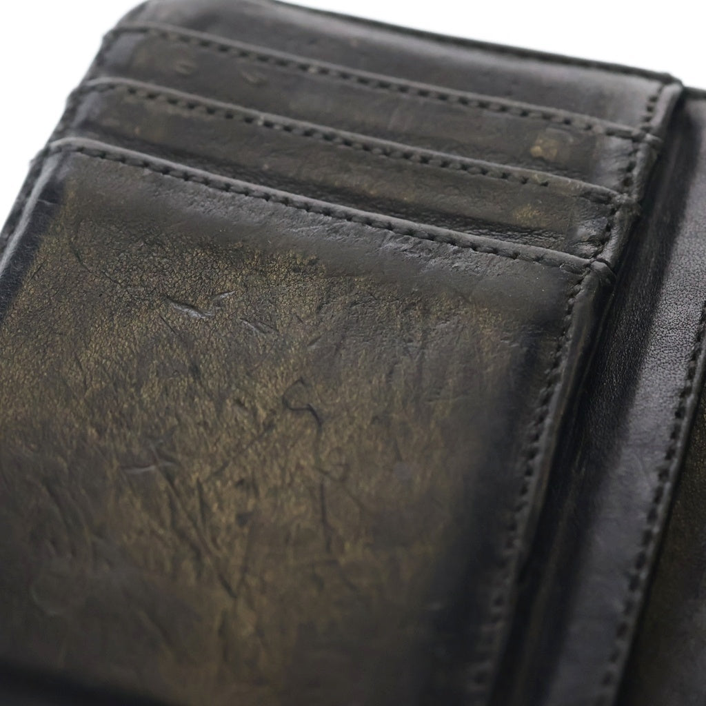 CHROME HEARTS(クロムハーツ) DIGIACOMO ディジャコモ クロスパッチ グロメット付二つ折り財布 ブラック