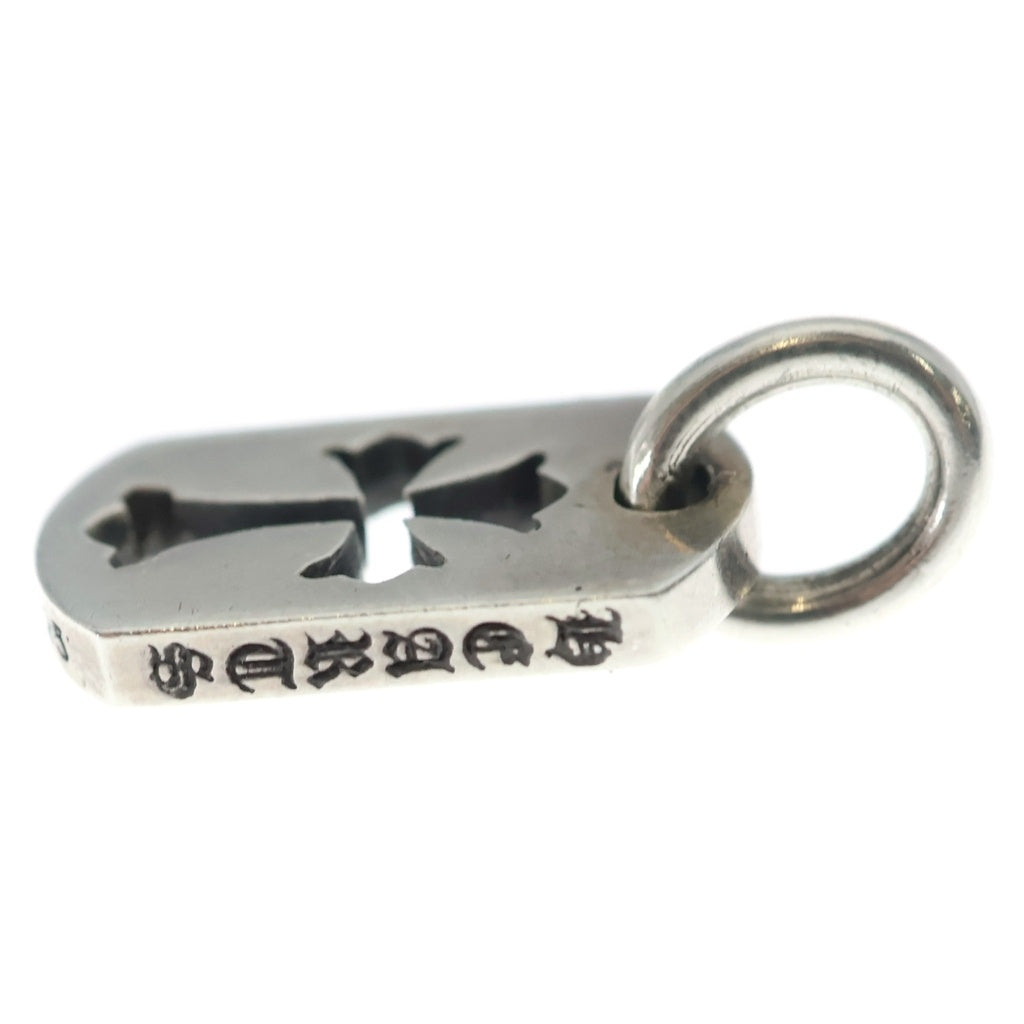 CHROME HEARTS(クロムハーツ) DT TNY CO CRS タイニーカットアウトクロスドッグタグ チャーム ペンダントトップ シルバー BCA252