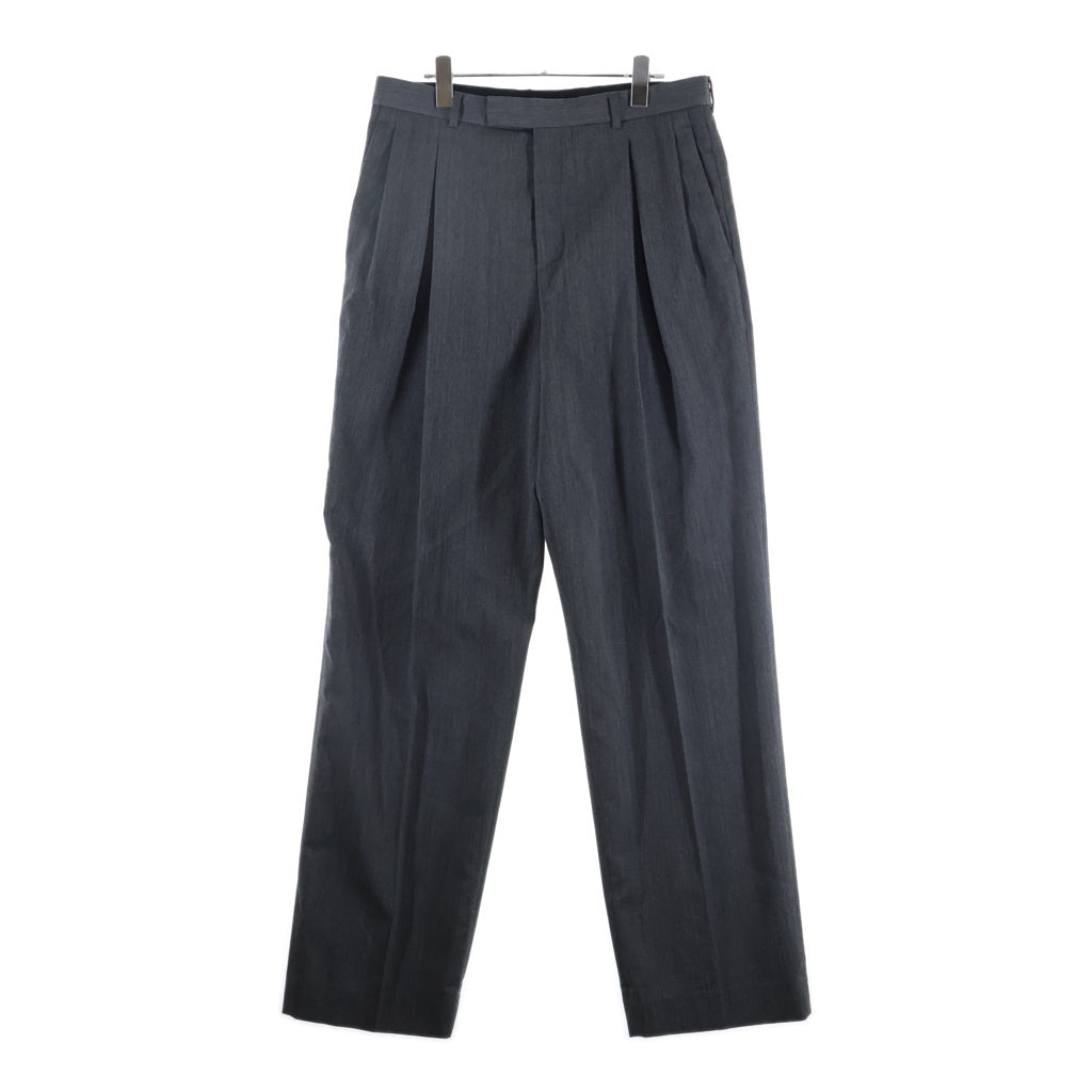 DIOR(ディオール) センタープレス ストライプ スラックス パンツ グレー 513C101A6460