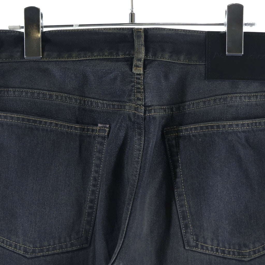 Acne Studios(アクネ ストゥディオズ) 2006M Glossy Loose Fit Jean コーティング加工 ルーズフィットジーンズ デニムパンツ グレー B00434