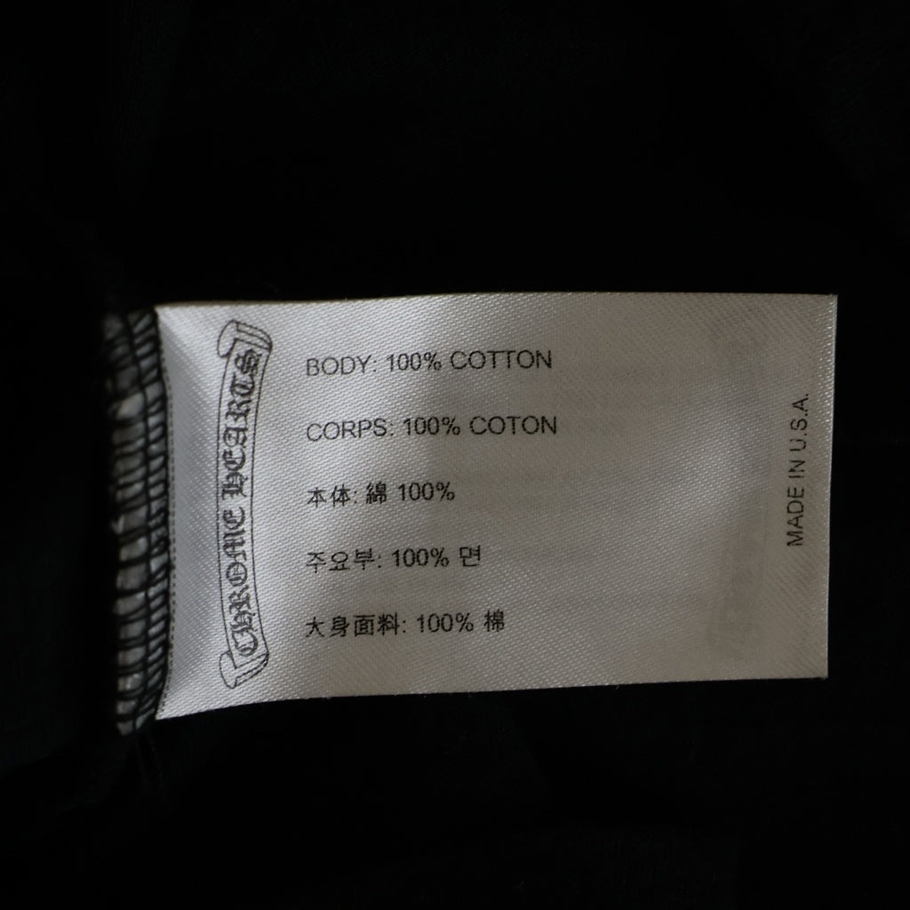 CHROME HEARTS(クロムハーツ) CH T-SHRT ラスベガス限定バックホースシュープリント 半袖Tシャツ カットソー ブラック