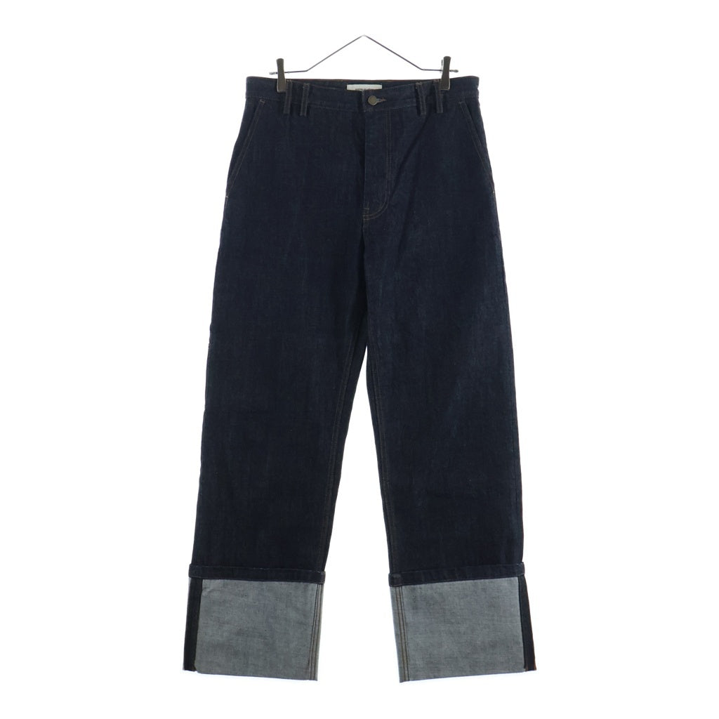 entire studios(エンタイア スタジオ) 25AW CUFF JEAN RAW ストレートデニムパンツ インディゴ ESM-W25-11011-RA