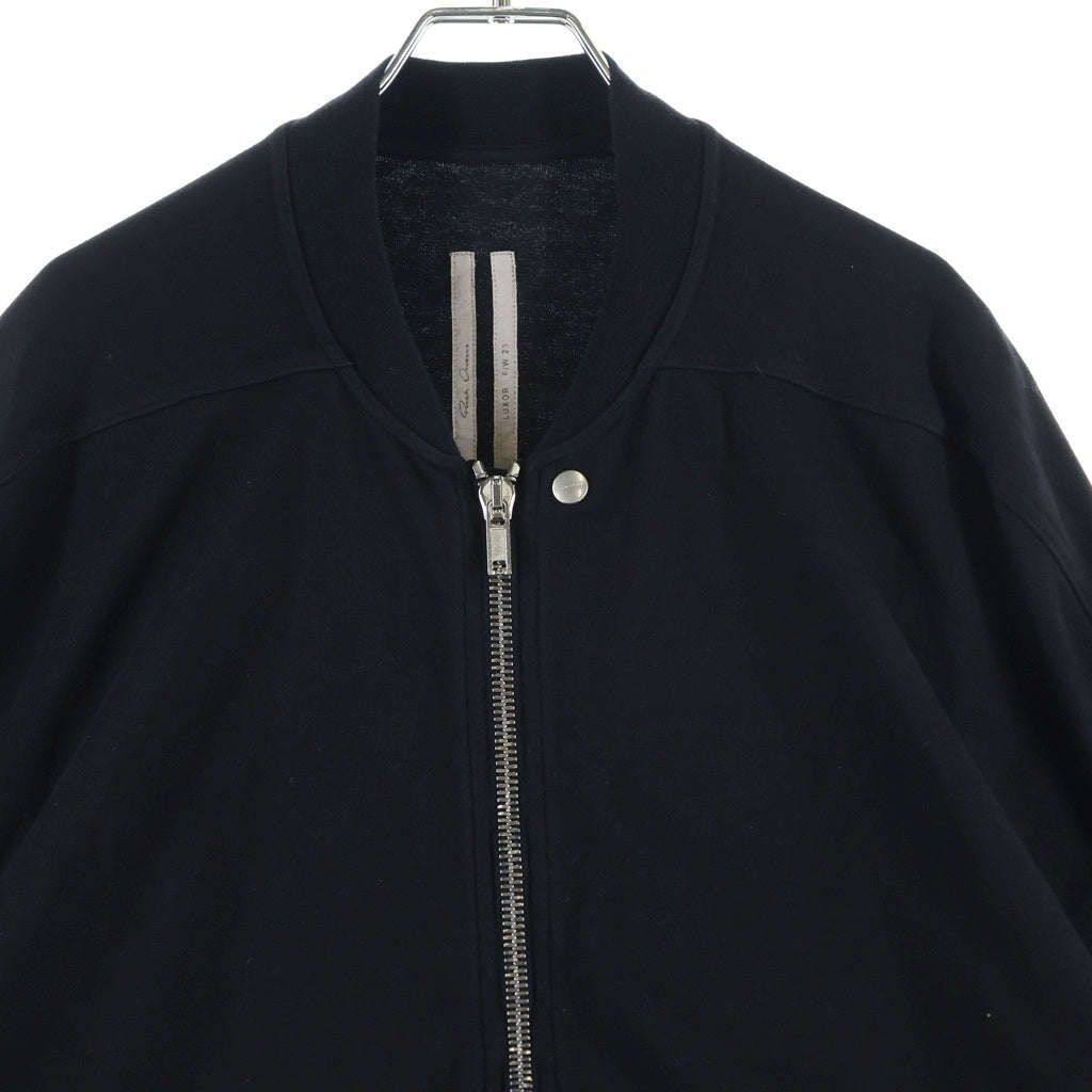 Rick Owens(リックオウエンス) JUMBO PETER FLIGHT ジップカーディガン ブラック RU02C7243-BA