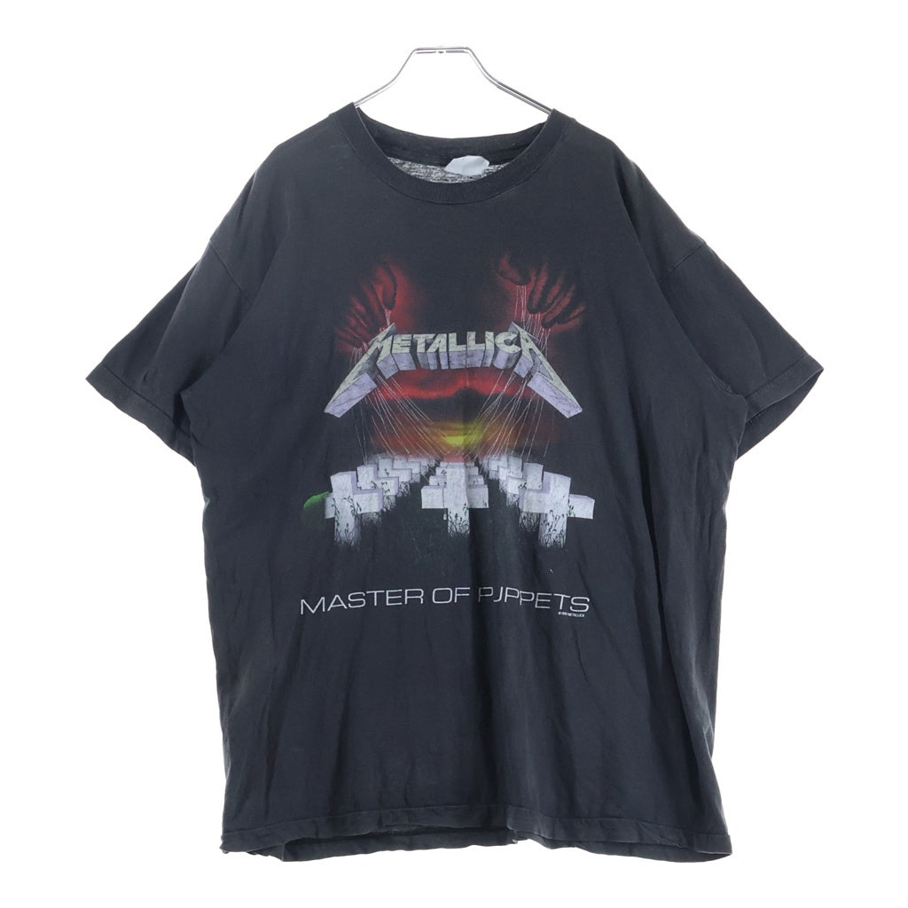 VINTAGE(ヴィンテージ) 90s METALLICA MASTER OF PUPPETS TEE メタリカ 両面プリント半袖Tシャツ カットソー ブラック
