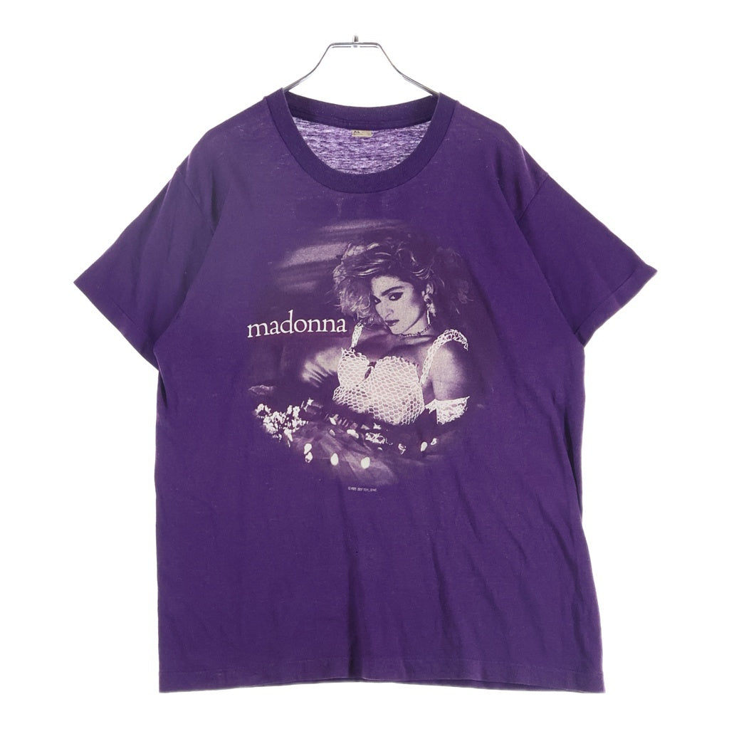 VINTAGE(ヴィンテージ) 90s MADONNA 1985 TEE マドンナ 両面プリント半袖Tシャツ カットソー パープル