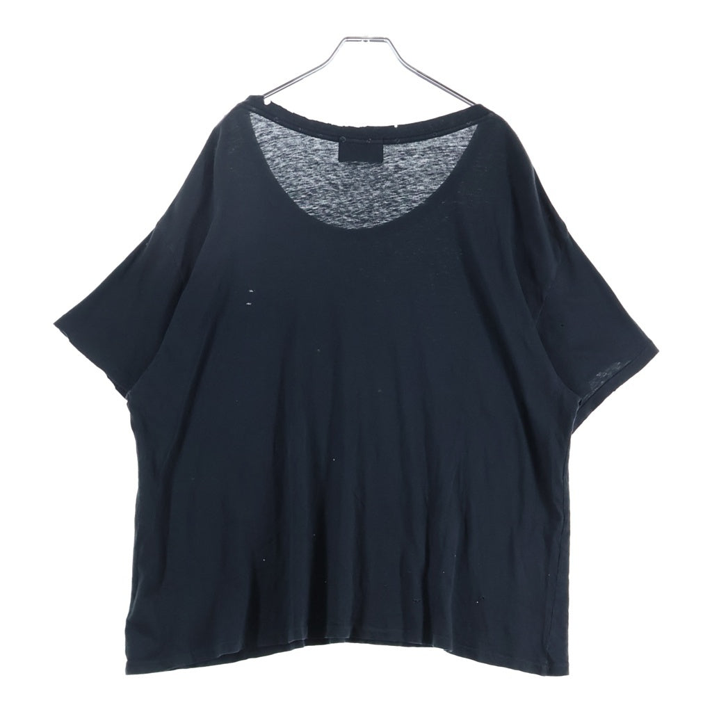 ENFANTS RICHES DEPRIMES(アンファンリッシュデプリメ) CLASSIC LOGO TEE クラシックロゴ ヴィンテージ加工 半袖シャツ 半袖カットソー ブラック