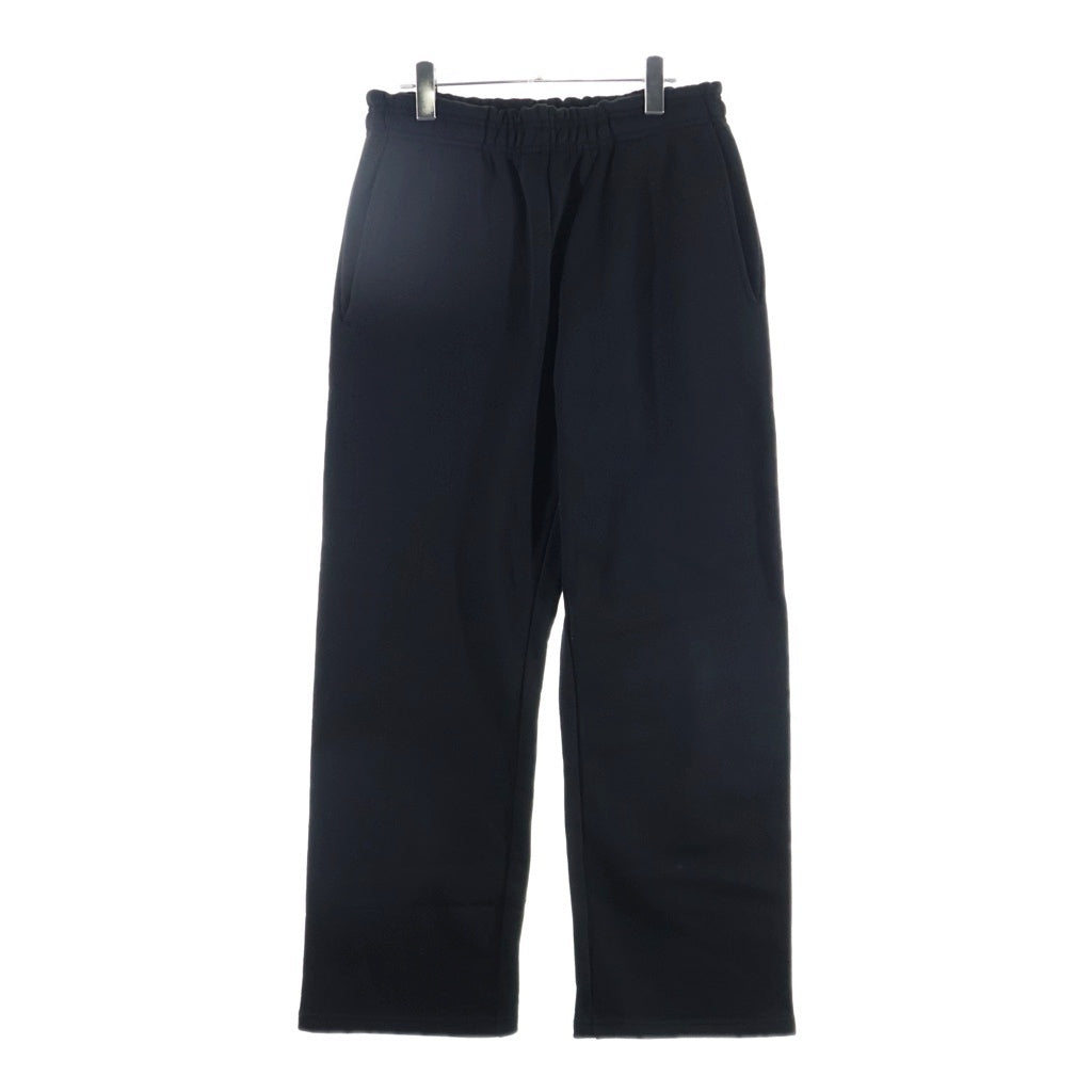 entire studios(エンタイア スタジオ) Straight Leg Sweatpant ストレート スウェットパンツ ブラック UNU-25-3017