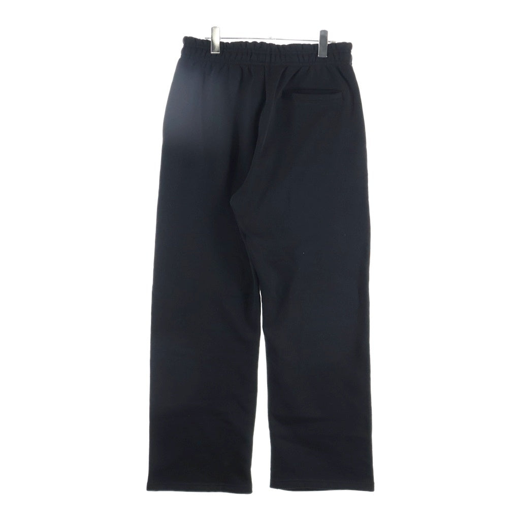 entire studios(エンタイア スタジオ) Straight Leg Sweatpant ストレート スウェットパンツ ブラック UNU-25-3017