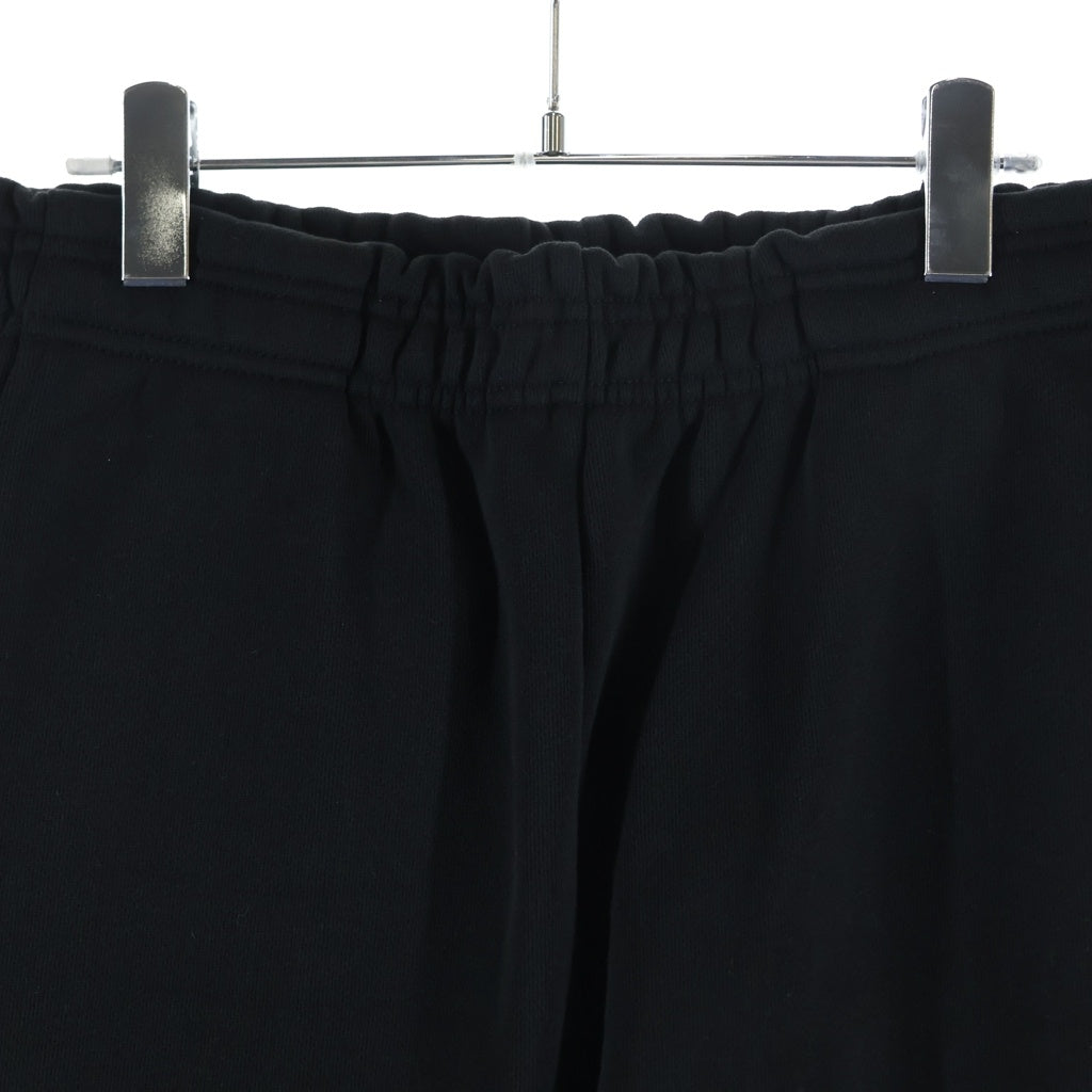 entire studios(エンタイア スタジオ) Straight Leg Sweatpant ストレート スウェットパンツ ブラック UNU-25-3017