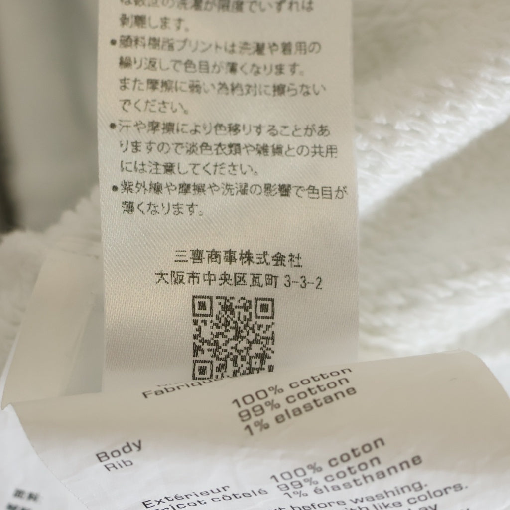 ALEXANDER WANG(アレキサンダーワン) フロントロゴ刺繍 ジップアップ