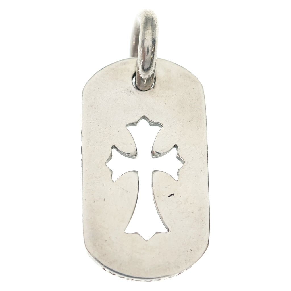 CHROME HEARTS(クロムハーツ) D TAG SML CO CRS カットアウトクロスドッグタグ スモール ペンダントトップ シルバー BCA242