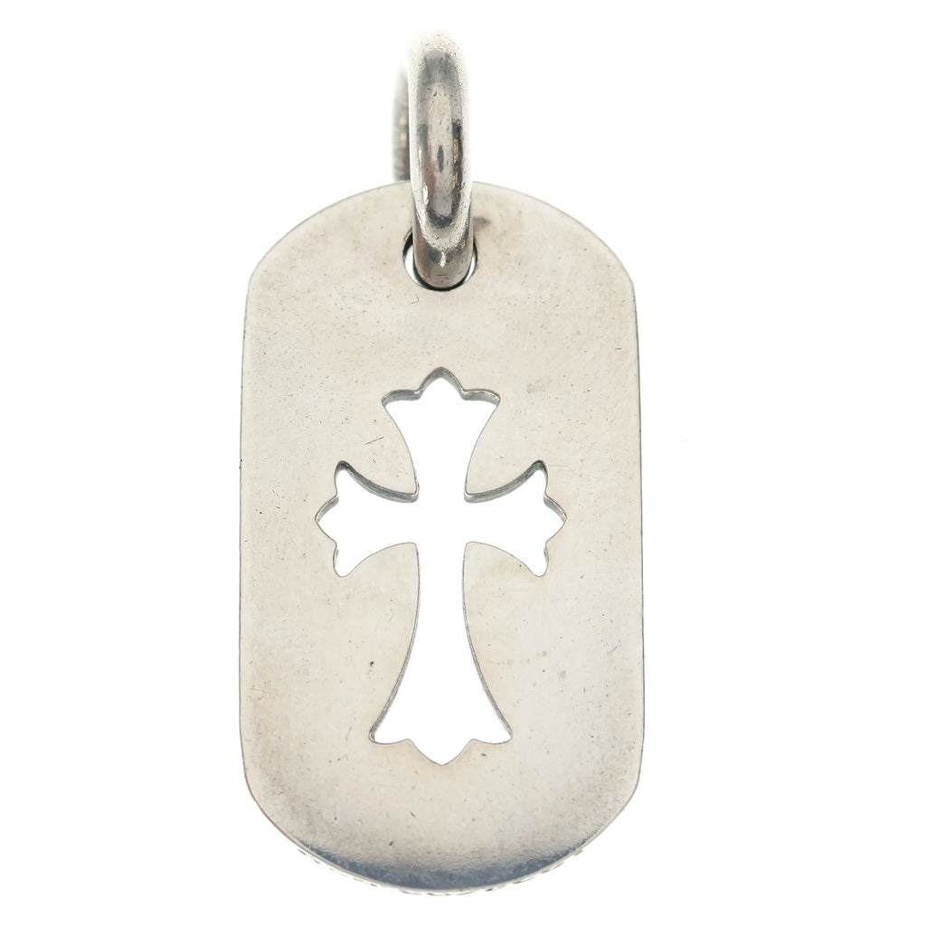CHROME HEARTS(クロムハーツ) D TAG SML CO CRS カットアウトクロスドッグタグ スモール ペンダントトップ シルバー BCA242