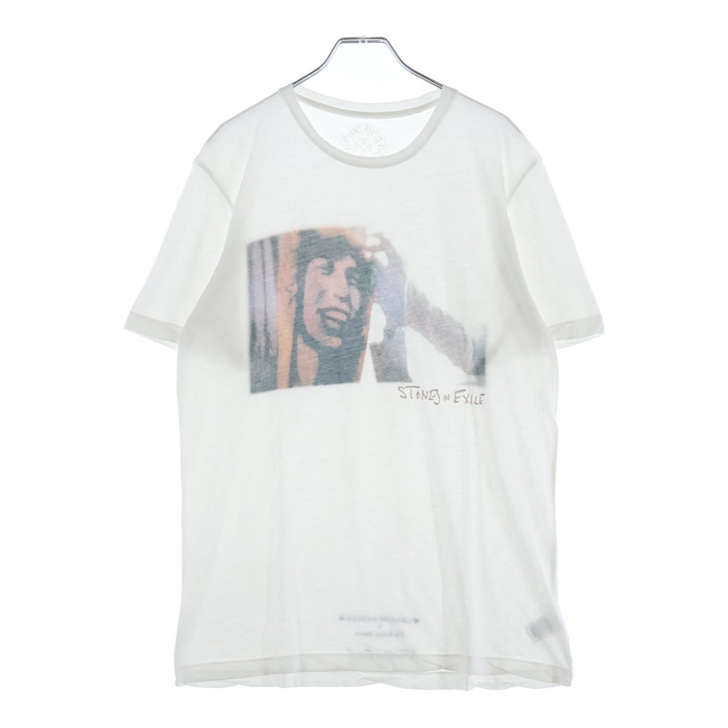 CHROME HEARTS(クロムハーツ) ×The Rolling Stones ローリングストーンズ フォトプリント半袖Tシャツカットソー
