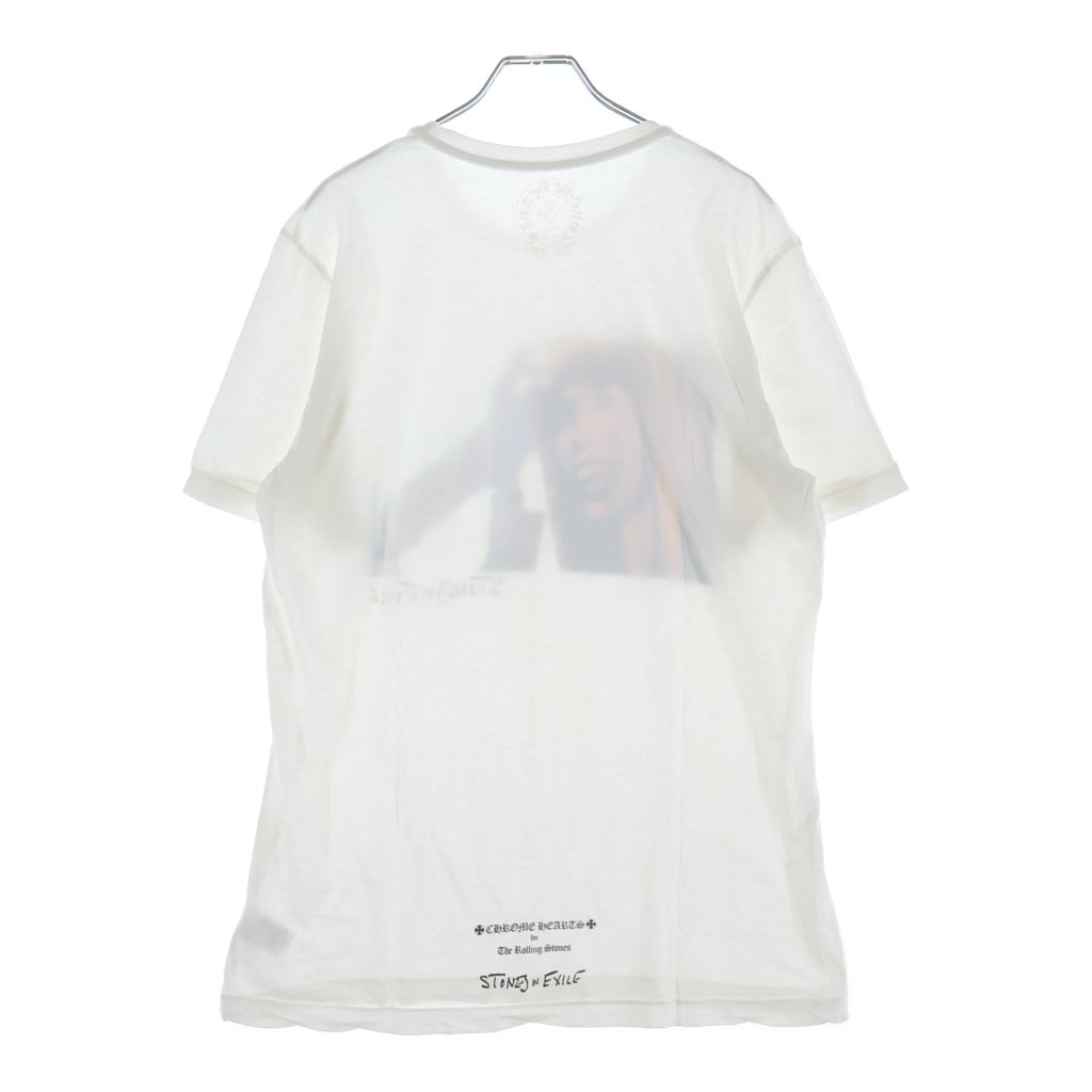 CHROME HEARTS(クロムハーツ) ×The Rolling Stones ローリングストーンズ フォトプリント半袖Tシャツカットソー