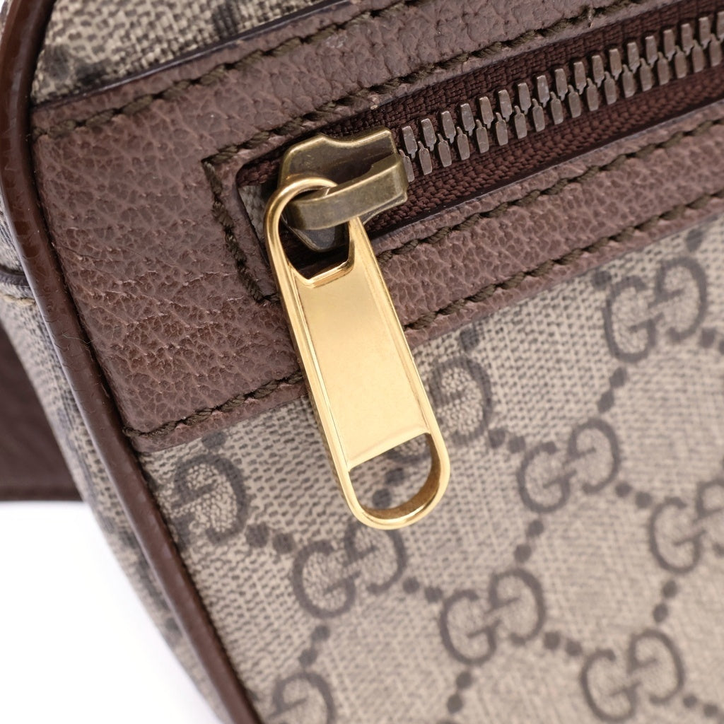 GUCCI(グッチ) GGスプリーム オフディア ベルト ウエストバッグ ブラウン 574796