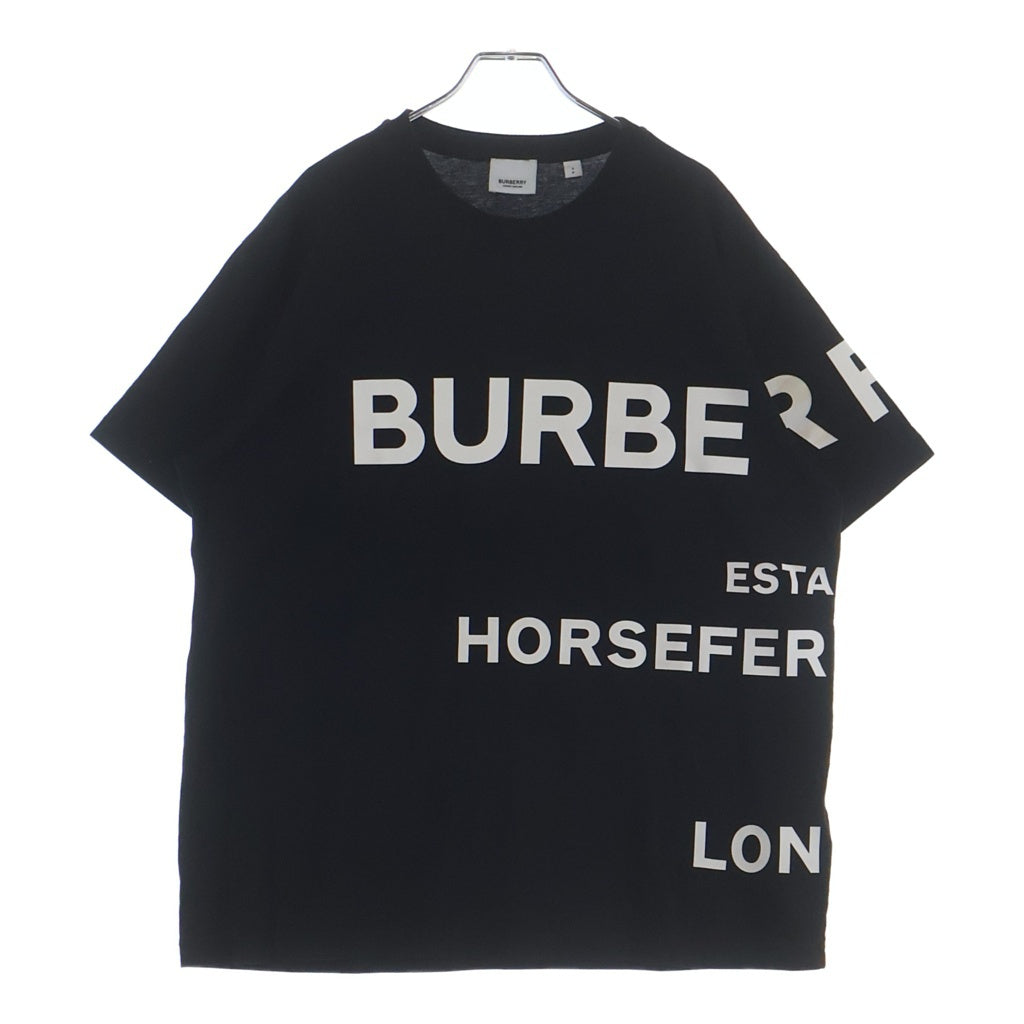 BURBERRY(バーバリー) 22SS HORSEFERRY PRINT TEE Tシャツ 半袖カットソー ブラック 8040694
