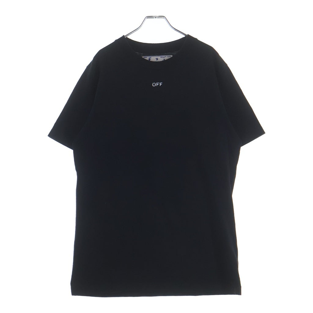 OFF-WHITE(オフホワイト) バックアロー プリント Tシャツ 半袖カットソー ブラック OMAA027E20JER006