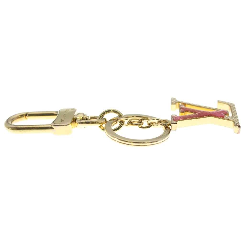 LOUIS VUITTON(ルイヴィトン) ポルトクレ LVギヨーシュ キーリング ゴールド N69557