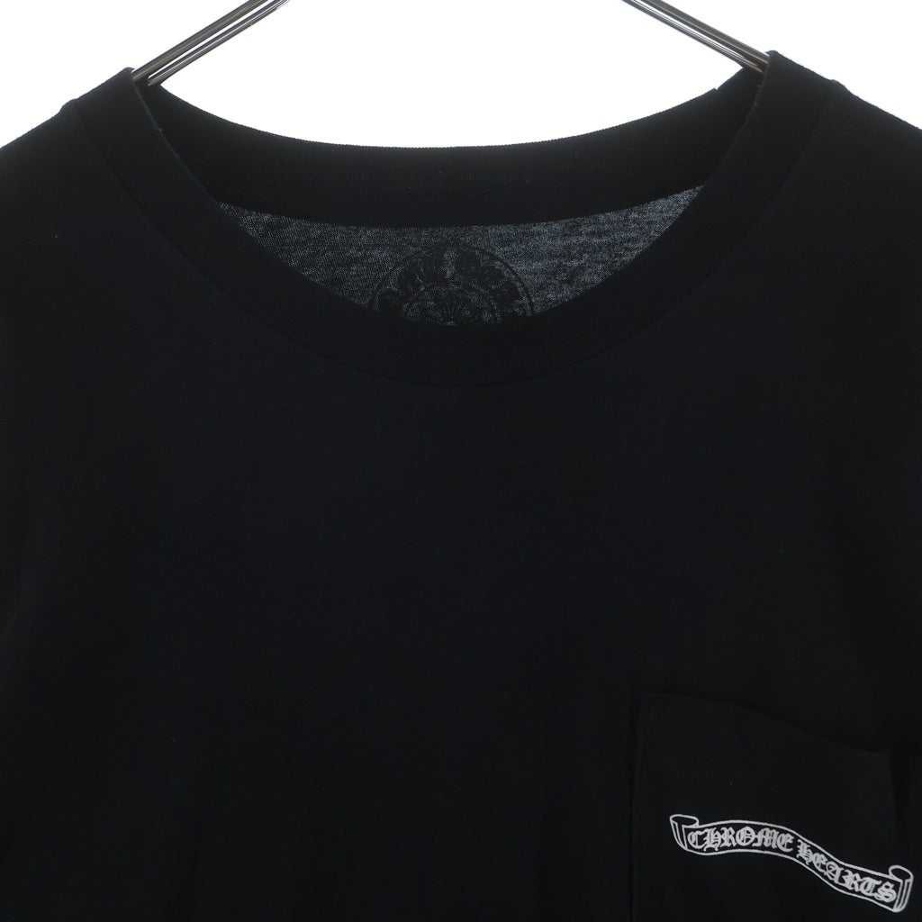 CHROME HEARTS(クロムハーツ) CH L/S T-SHIRT バックスクロールロゴ 長袖Tシャツ ロンT ブラック
