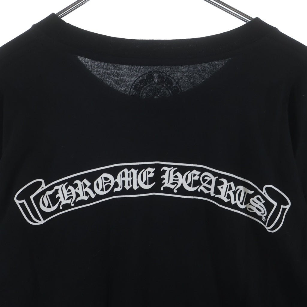 CHROME HEARTS(クロムハーツ) CH L/S T-SHIRT バックスクロールロゴ 長袖Tシャツ ロンT ブラック