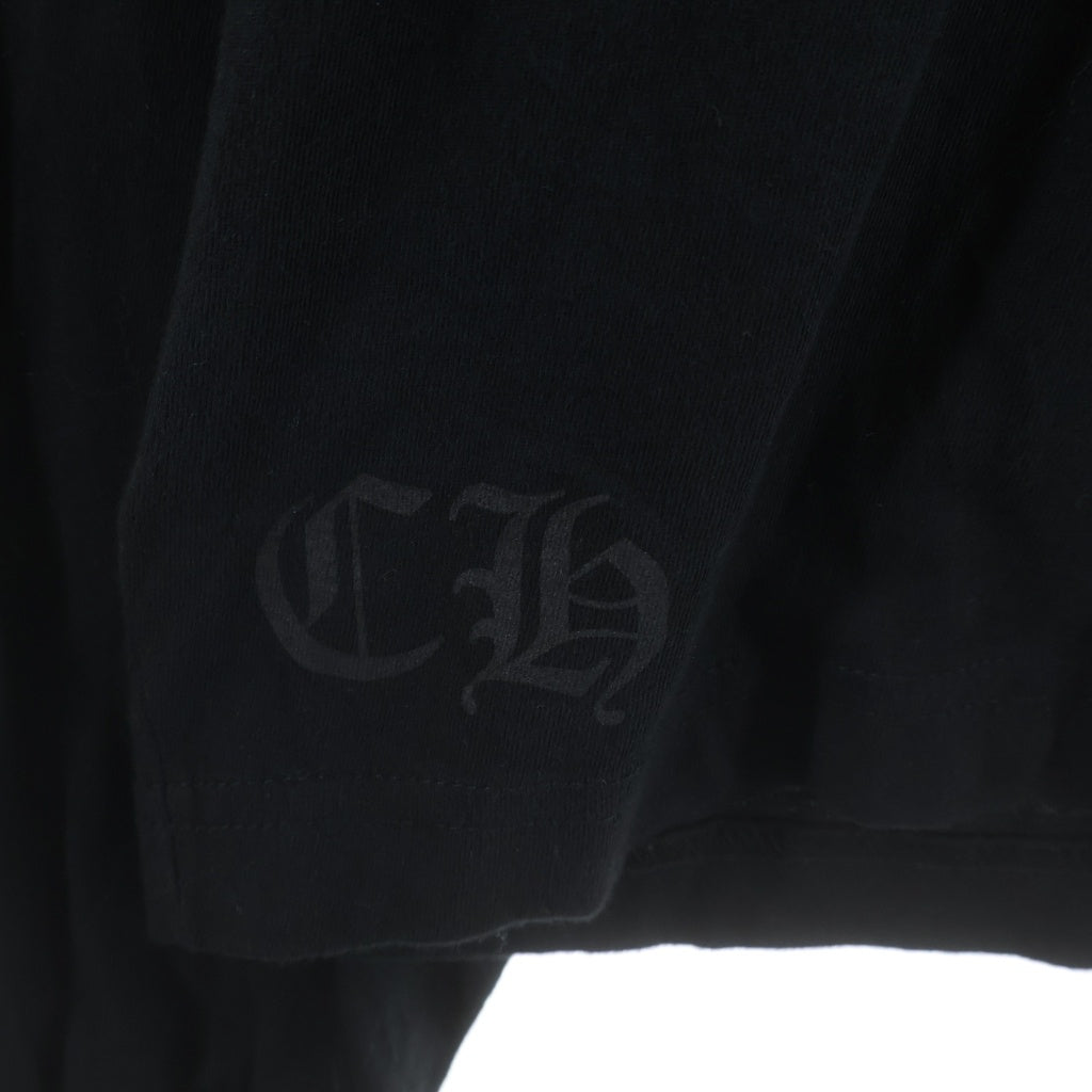 CHROME HEARTS(クロムハーツ) CH L/S T-SHIRT バックスクロールロゴ 長袖Tシャツ ロンT ブラック
