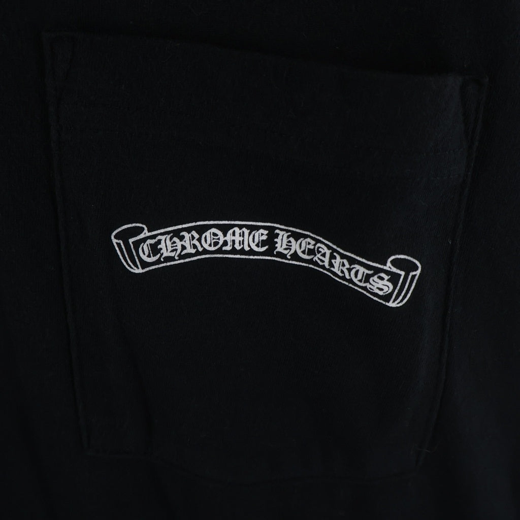 CHROME HEARTS(クロムハーツ) CH L/S T-SHIRT バックスクロールロゴ 長袖Tシャツ ロンT ブラック