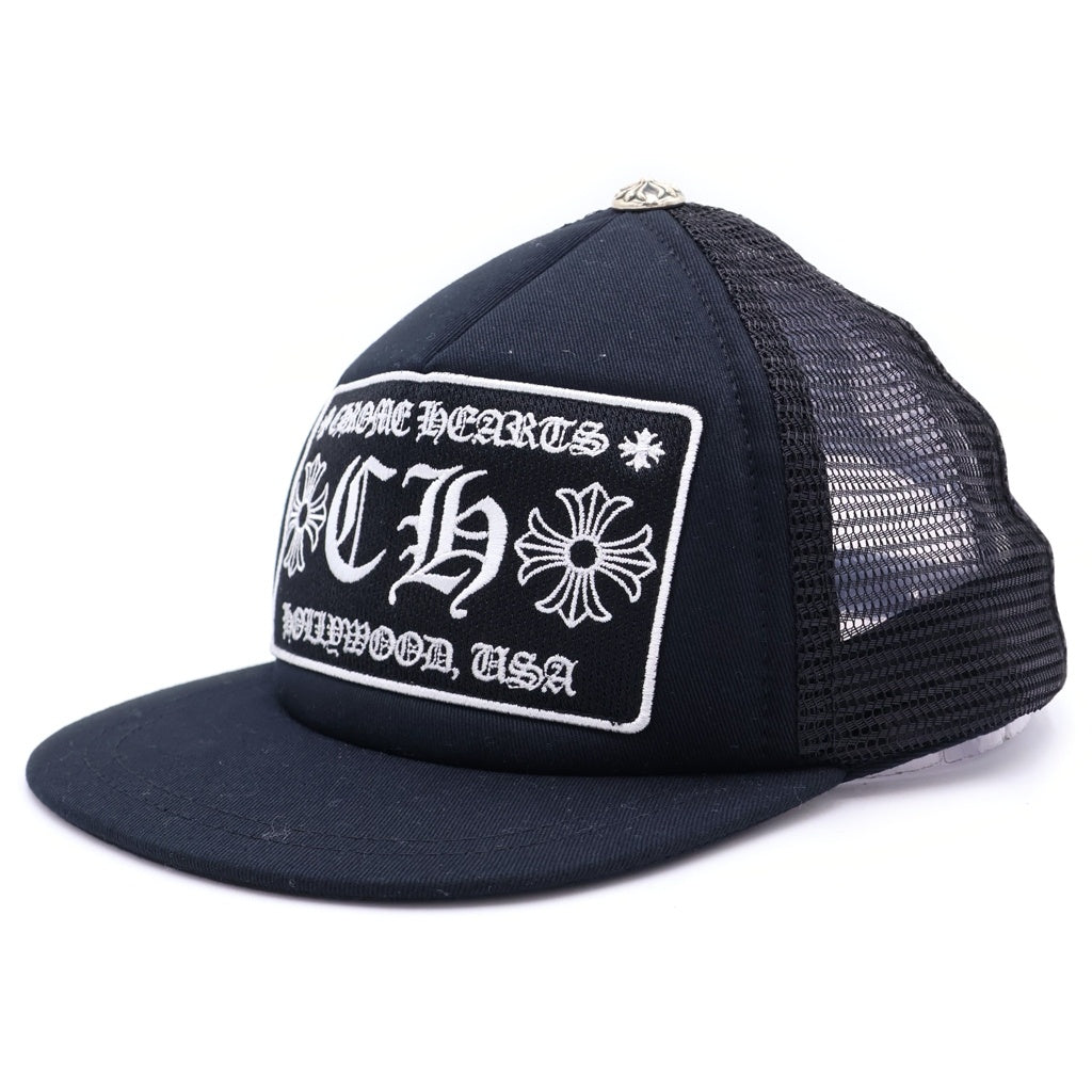 CHROME HEARTS(クロムハーツ) TRUCKER CAP CHパッチ メッシュ トラッカーキャップ 帽子 ブラック
