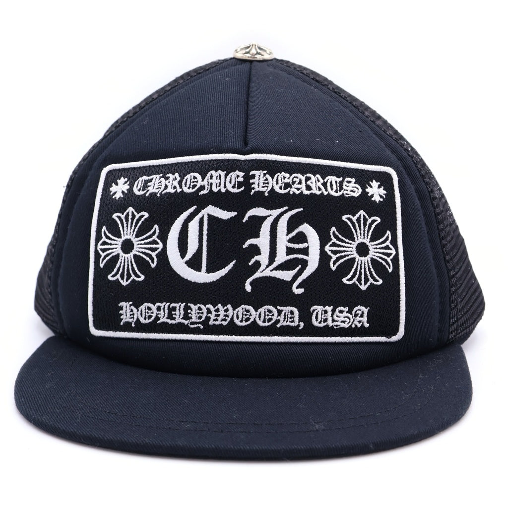 CHROME HEARTS(クロムハーツ) TRUCKER CAP CHパッチ メッシュ トラッカーキャップ 帽子 ブラック