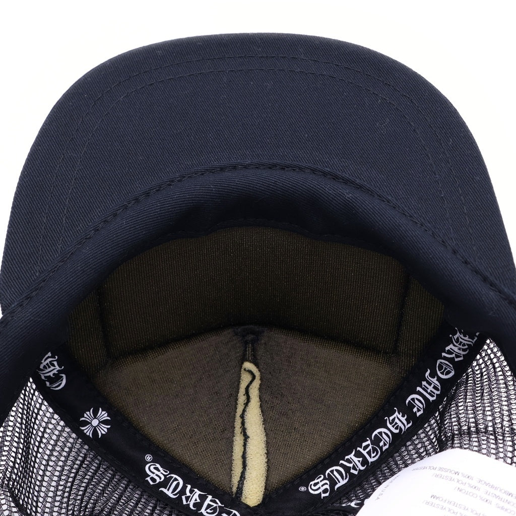 CHROME HEARTS(クロムハーツ) TRUCKER CAP CHパッチ メッシュ トラッカーキャップ 帽子 ブラック