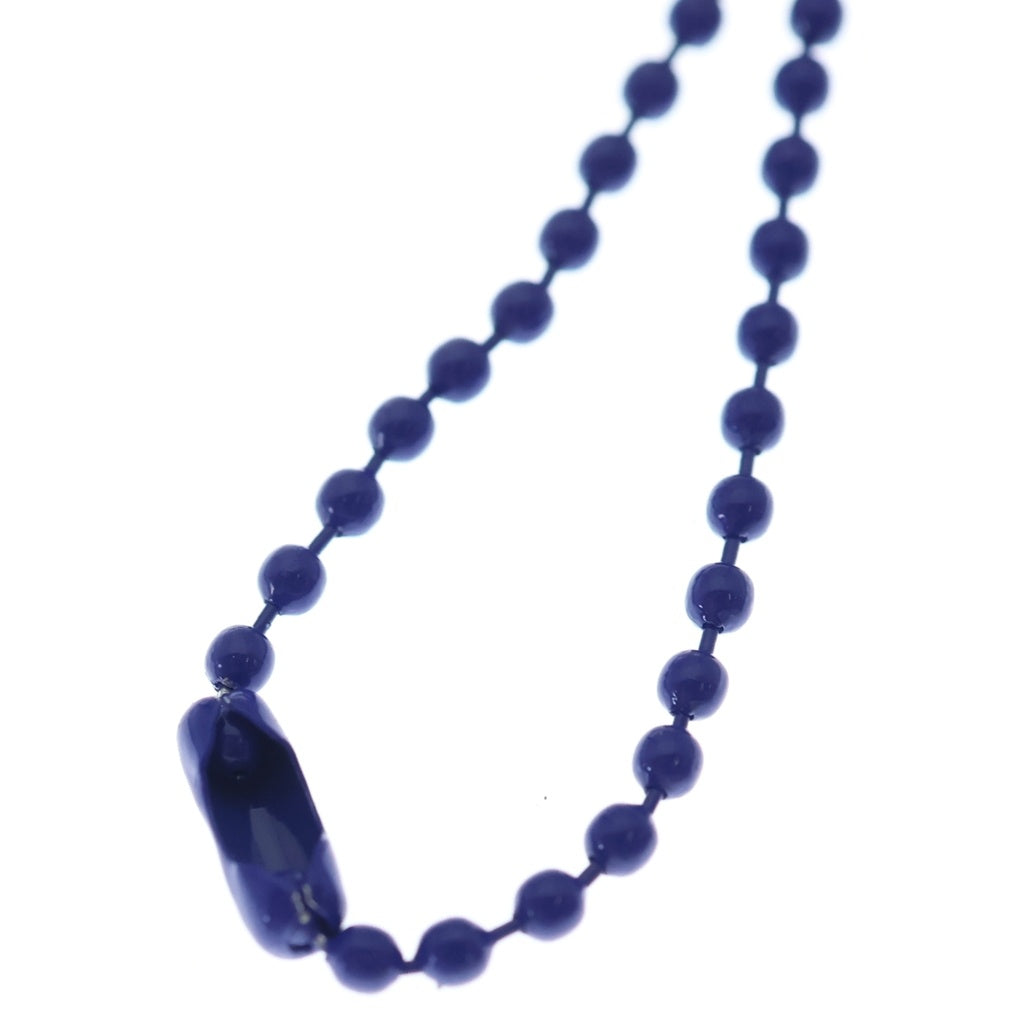 CHROME HEARTS(クロムハーツ) RUBBER BS FLUER ラバーフレア シリコンネックレス ブルー レディース