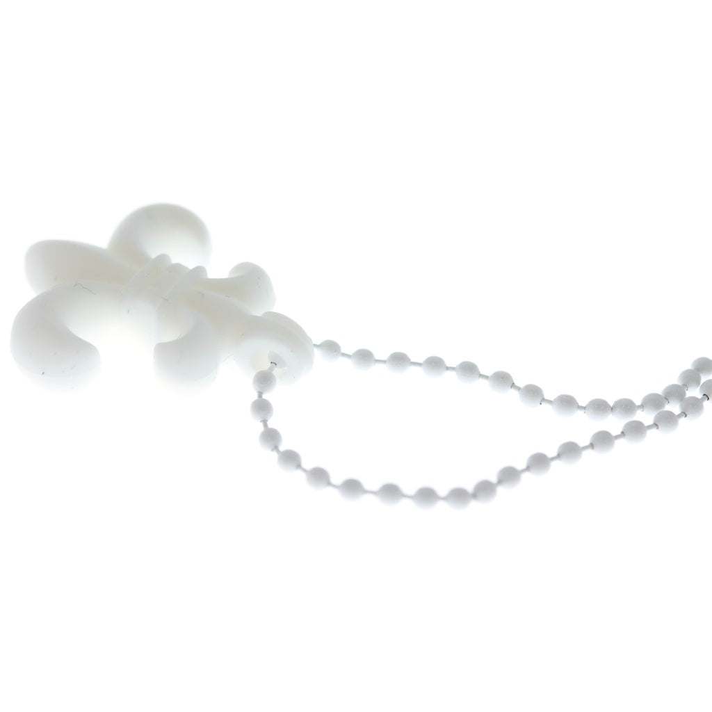 CHROME HEARTS(クロムハーツ) RUBBER BS FLUER ラバーフレア シリコンネックレス ホワイト