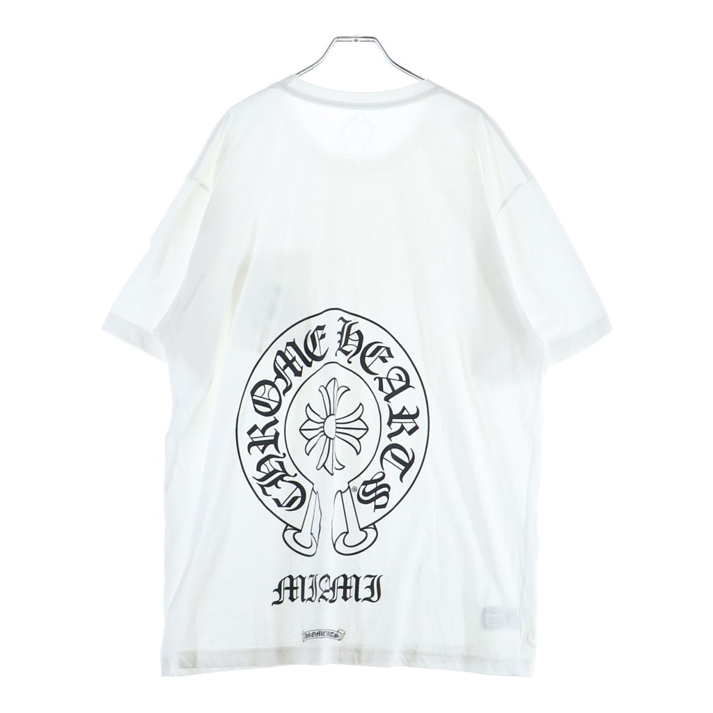 CHROME HEARTS(クロムハーツ) CH T-SHRT LTD Miami限定バックホースシュープリントTシャツ