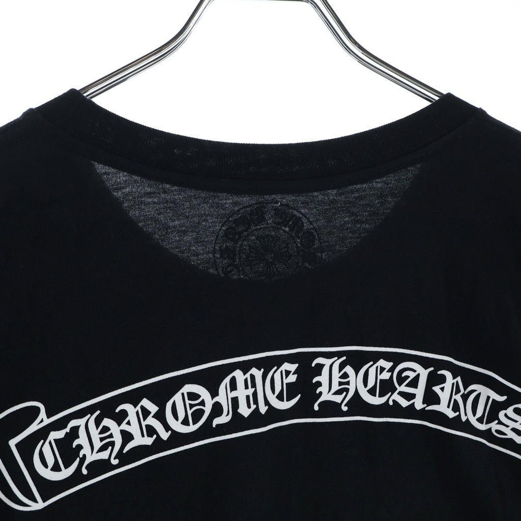 CHROME HEARTS(クロムハーツ) CH T-SHRT 1 スクロールラベルバックプリント半袖Tシャツカットソー ブラック