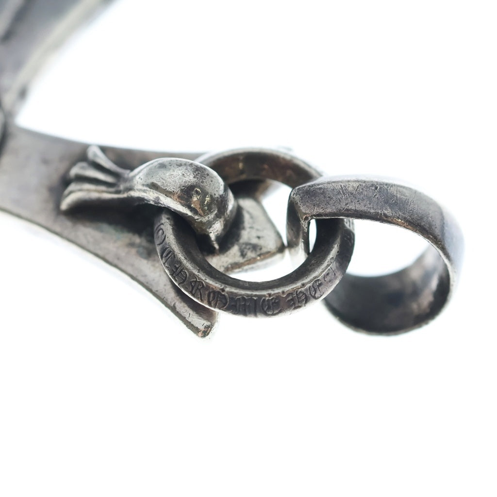 CHROME HEARTS(クロムハーツ) CH CRS LG W/BALE Wベイル ラージCHクロスペンダントトップ シルバー BCA215