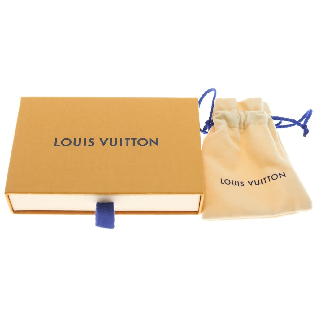 LOUIS VUITTON(ルイヴィトン) ピアス・ナノ グラム エナメル ブラック/ゴールド M01833 レディース