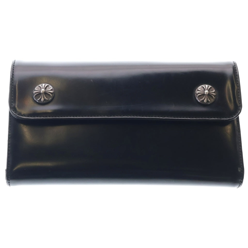 CHROME HEARTS(クロムハーツ) WAVE ウェーブ レザーウォレット 財布 ブラック