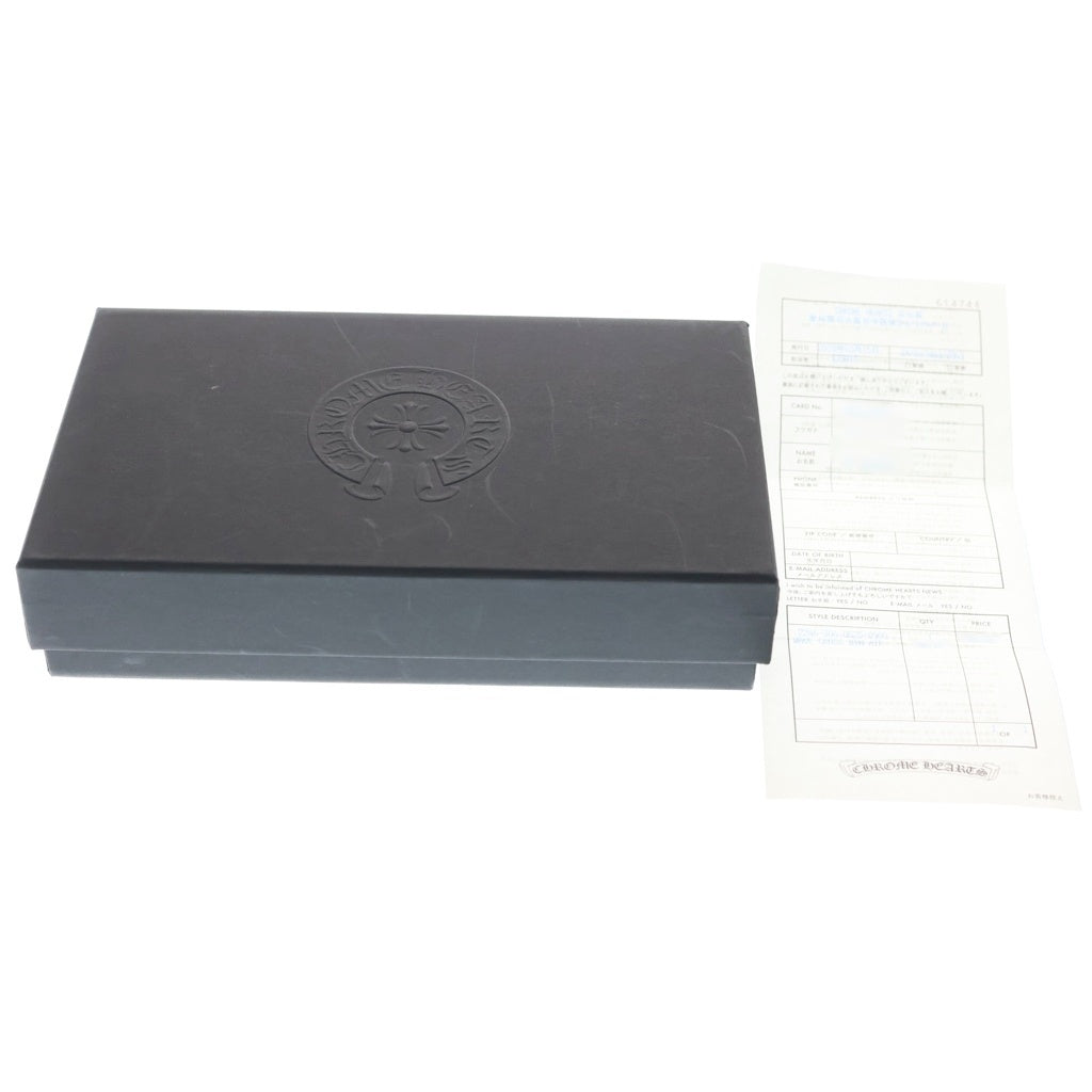 CHROME HEARTS(クロムハーツ) WAVE ウェーブ レザーウォレット 財布 ブラック