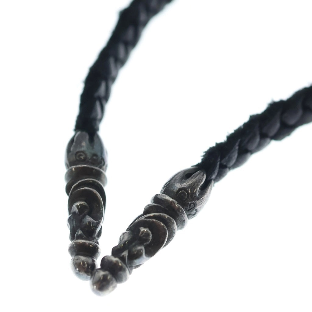 CHROME HEARTS(クロムハーツ) EWLP CROSS BAND クロスバンド アイウェアループ レザーブレード シルバー