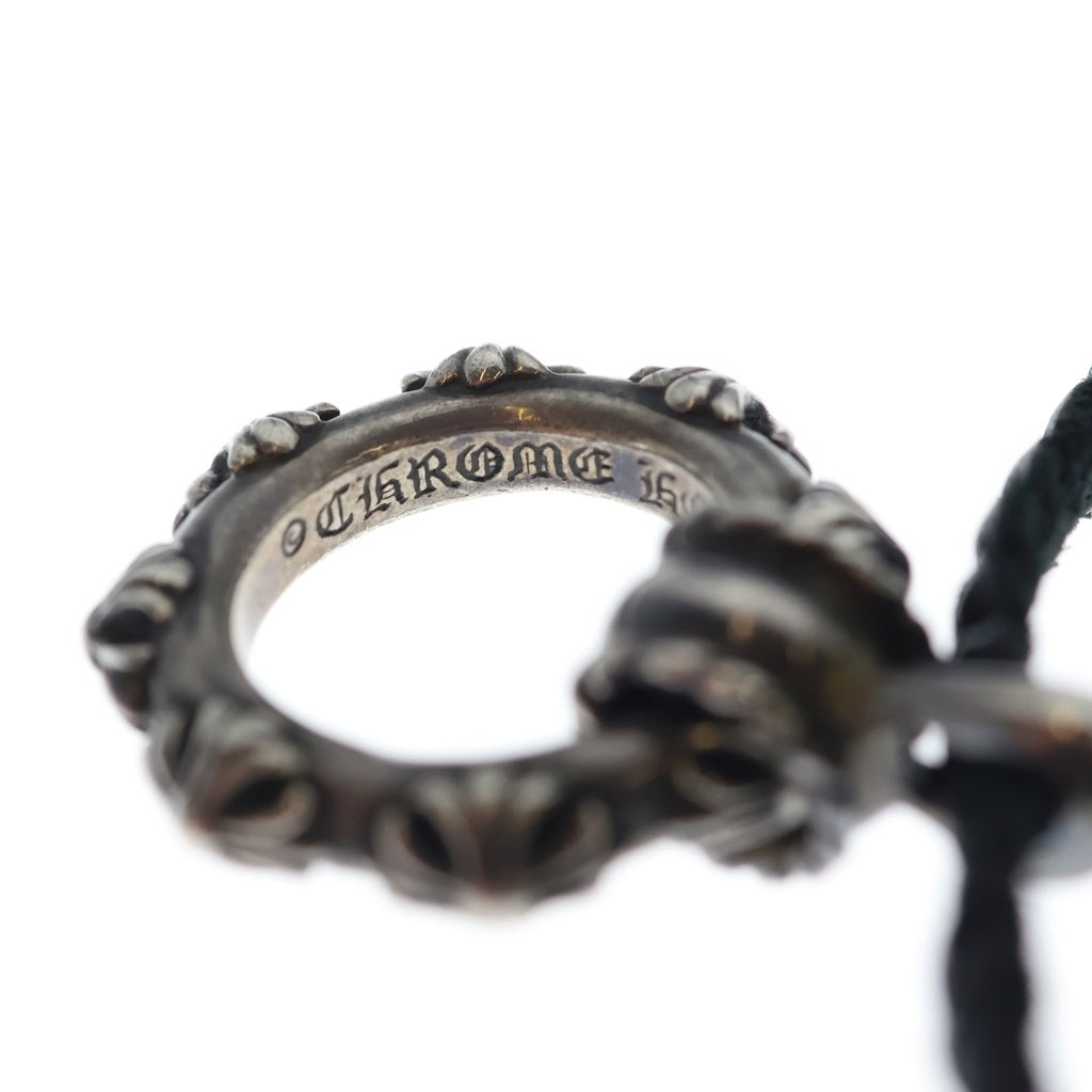 CHROME HEARTS(クロムハーツ) EWLP CROSS BAND クロスバンド アイウェアループ レザーブレード シルバー