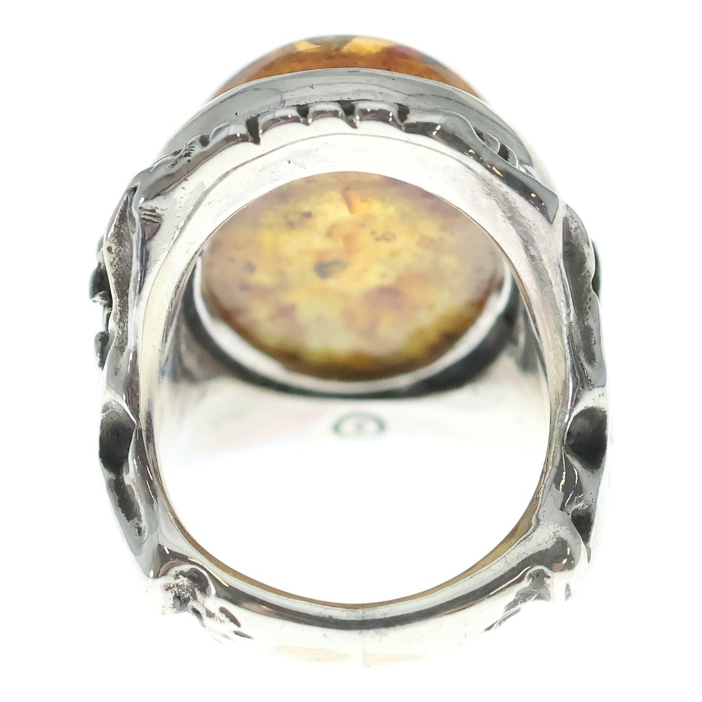 ALEX STREETER(アレックスストリーター) Angel Heart Ring エンジェルハートリング スターカスタム アンバー シルバー